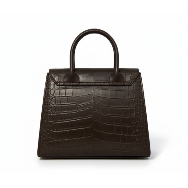 Stellve Brown Croc Handbag - Image 2